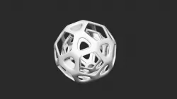 Mathematical  art 3D print model