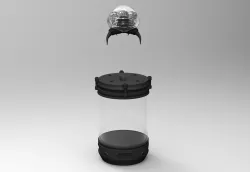 Metroid  and Capsule Fan Art 3D print model