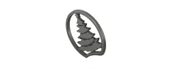 Mickey Mouse Headband Ear with Christmas Tree Insert 3D print model