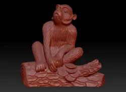 Monkey 3D print model