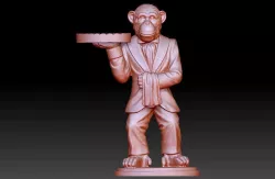 Monkey 3D print model