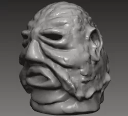 Monster Head 3D print model