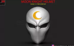 Moon Knight Mask - Marvel Comic helmet  3D print model