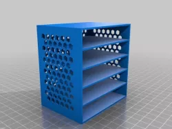 My Customized drawer box with hex pattern sides