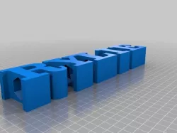 My Customized TEXT pencil holder