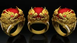 Nhan Nam Ca Chep Hoa Rong - Koi Turn Into Dragon 3D print model