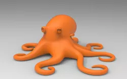 Octopus 3D print model 3D print model