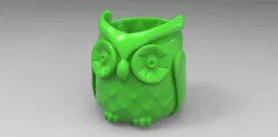 Owl pen holder 3D print model