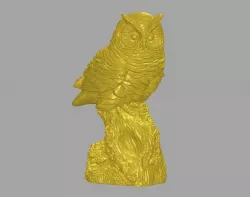 Owl Sculpture 3D print model