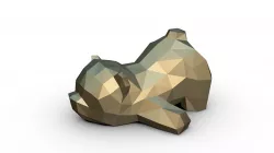 Panda figure 3D print model