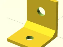 Parametric L bracket