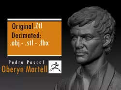 Pedro Pascal -  Oberyn Martell - Game Of Thrones 3D print model