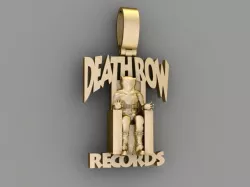 Pendants Death row records - KING ICE 3D print model