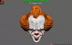 Penny Wise Mask - IT chapter Two   3D print model
