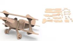 Plane 3D print model