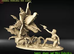 plants and miss galactic 3D print model
