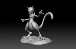Pokemon MewTwo 3D Print model 3D print model