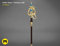 Priestess Staff Goblin Slayer anime 3D print model
