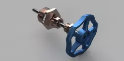 Printable steampunk valve 3D print model