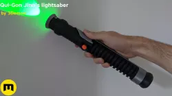Qui-Gon Jinns lightsaber - Star Wars 3D print model
