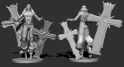 Richter from Castlevania  3D print model