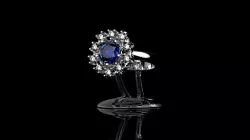 Ring Blue Diamond 3D print model