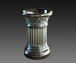 Roman Column Style Mug 3D print model