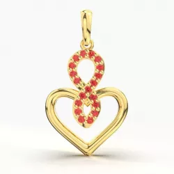 RUBY HEART PENDANT 3D print model