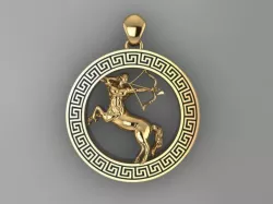 Sagittarius pendant zodiac  3D print model