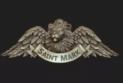 Saint Mark the Evangelist Pendant 3D print model