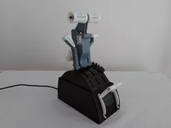 SAITEK THROTTLE QUADRANT BOX WITH START LEVERS 3D print model