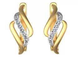 Sets of earrings and rings  6 pairs 12 models 3D print model