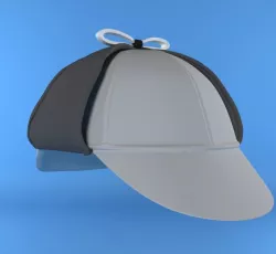 Sherlock hat 3D print model