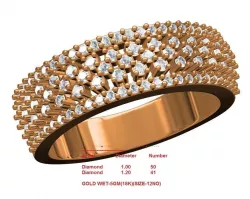 SIMLE LADIES RING 3D print model