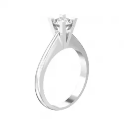 Simple classic engagement solitaire diamond ring  3D print model