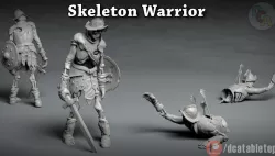 Skeleton Knight - DnD Monster - 2 Poses 3D print model