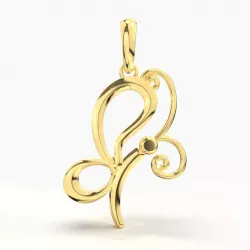SMALL BUTTERFLY GOLD PENDANT 3D print model