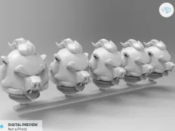  space bear helmet 3D print model