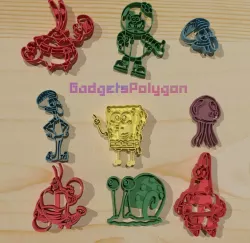 Sponge Bob Cookie Cuter 3D print model