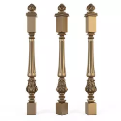 stair column for cnc 3D 3D print model