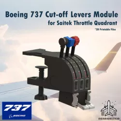 Start Lever for Saitek Throttle Quadrant 3D print model