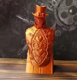 Steampunk Bust 3D print model