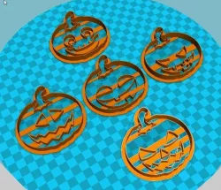Stl file Halloween cookie cutter 3D print model