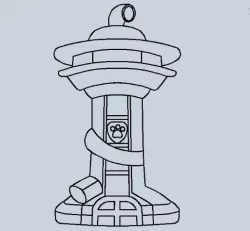 Stl file lighthouse cookie cutter for 3D printer 3D print model