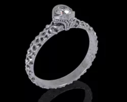 Stylish Ring 3D print model