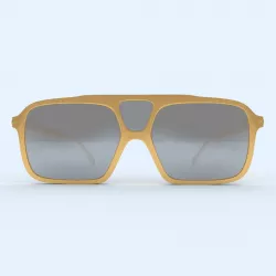 Sunglasses Gold Frame Low-poly  3D print model