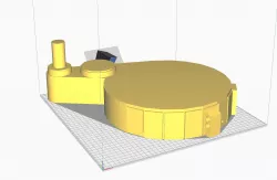 Synch Generator or spacer for proton pack 3D print model