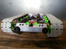 Tank Track 2in, Track, grousers, sprockets