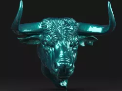 Toros Head 01 3D print model