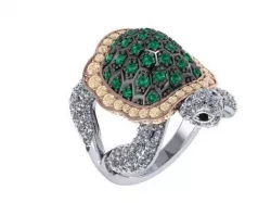Turtle Ring  3D print model